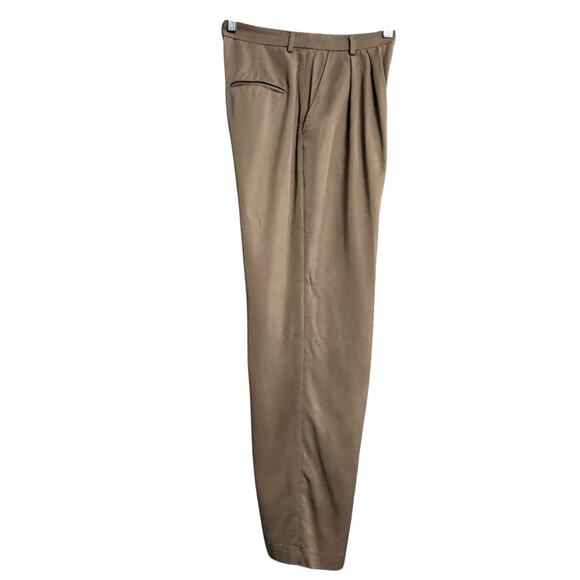 Reformation Mason Pleated 100% Tencel Lyocell-Twill Wide Leg Pants Size 4P - Picture 8 of 16